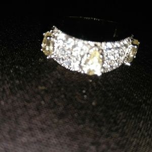 Yellow & white topaz